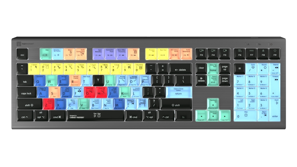 Cubase & Nuendo<br>ASTRA2 Backlit Keyboard – Mac<br>